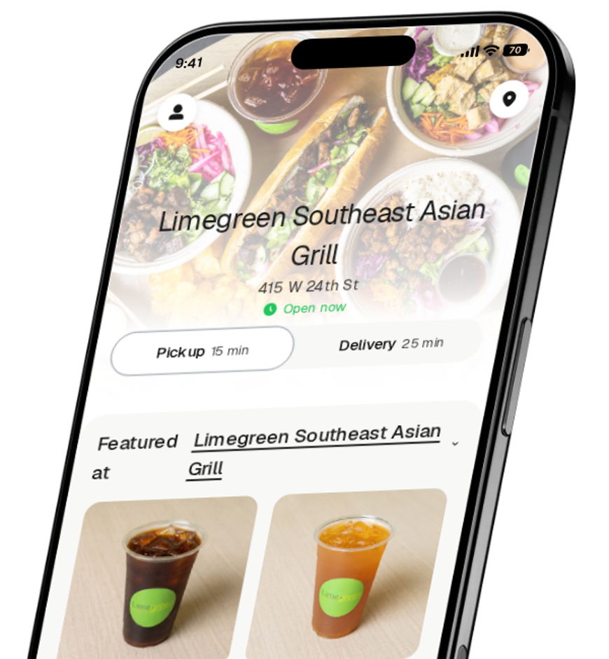 Limegreen Southeast Asian Grill app preview