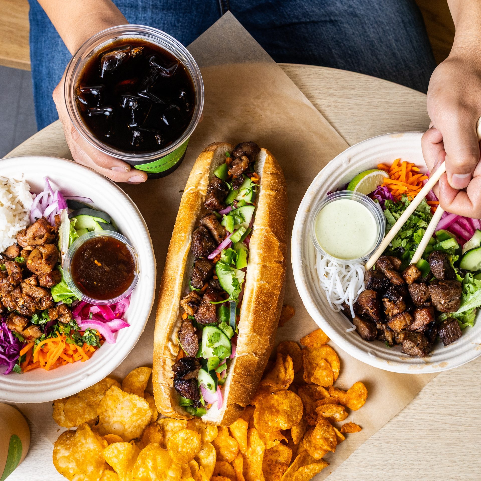 Char-Grilled Meats. Seven Sauces. Your Call.